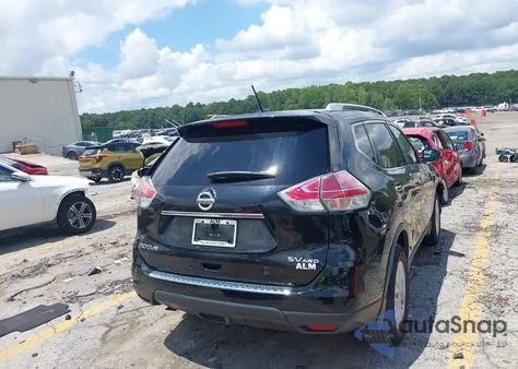 2015 Nissan Rogue Sv z USA, uszkodzony, nr VIN KNMAT2MV0FP592559